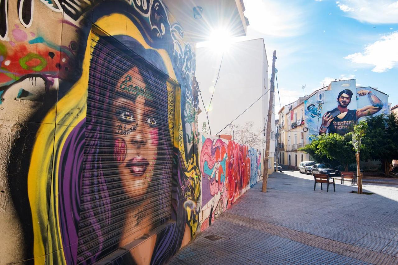 Street Art Fantasy 2 Leilighet Málaga Eksteriør bilde